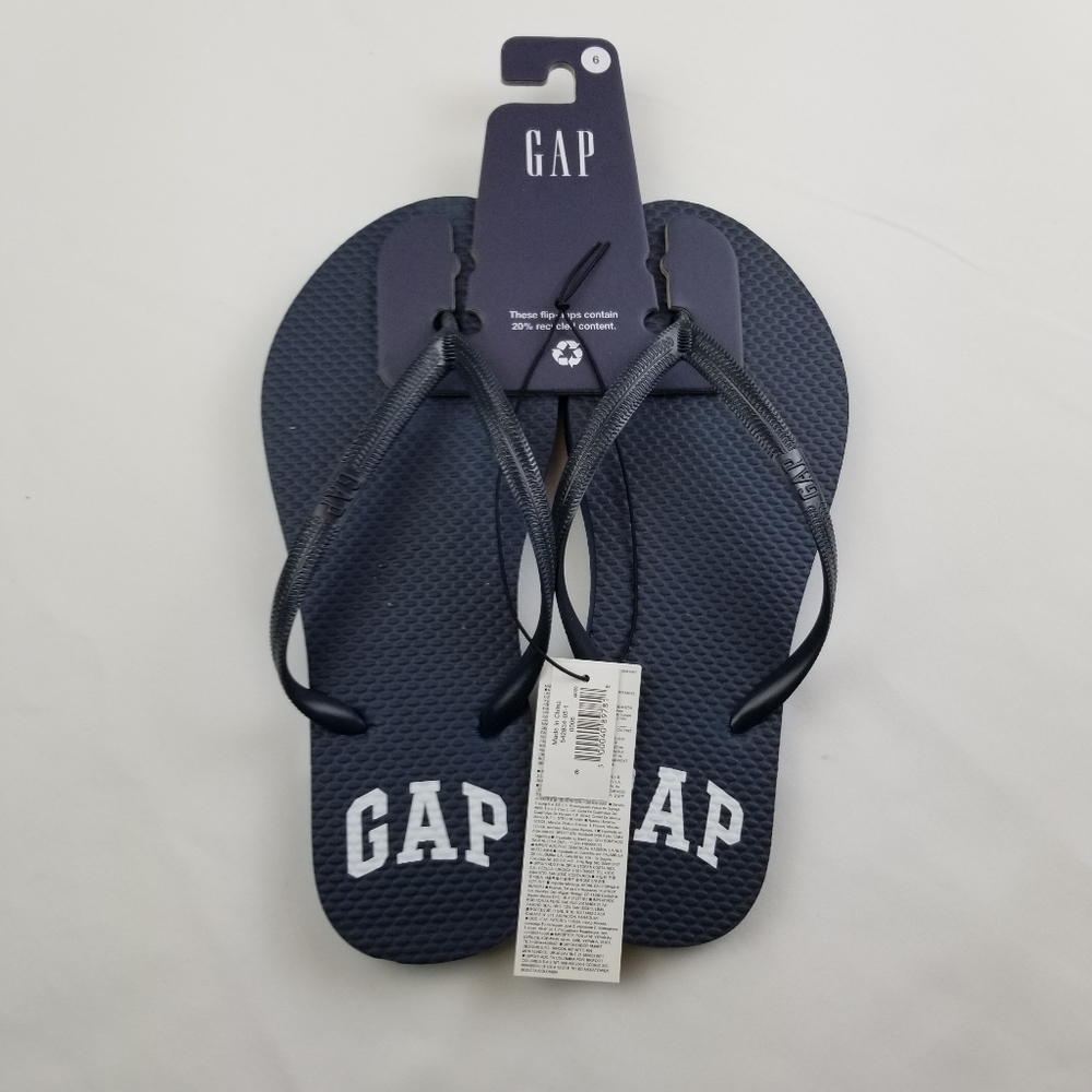 GAP Women's Sandals Blue Thong Flip Flop